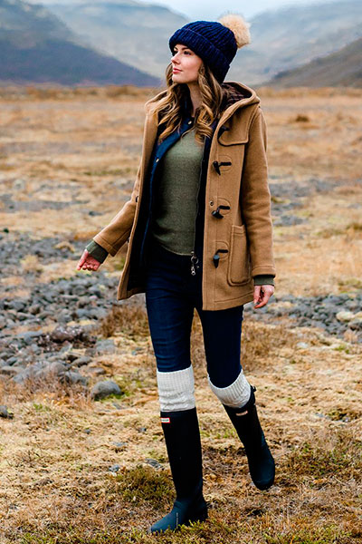 Camel women’s duffle coat