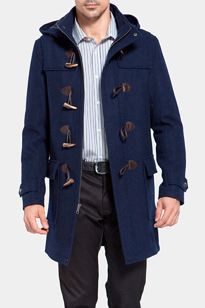 Men’s duffle coat and pants