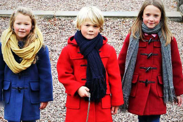 Children's classic duffle coats