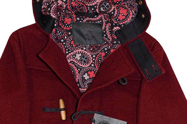 Gloverall x Pretty Green original duffle coat lining
