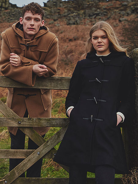 Wool duffle coats