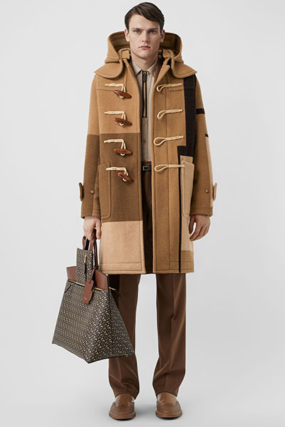 Men's bag and duffle coat