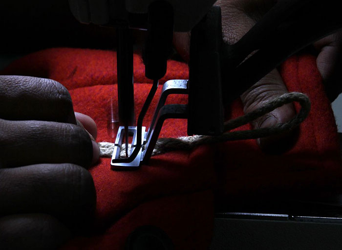 Producing of London Tradition duffle coat