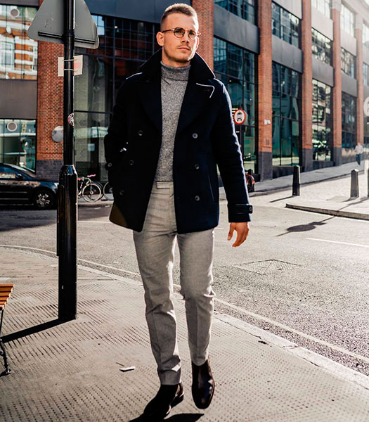 Men’s pea coat