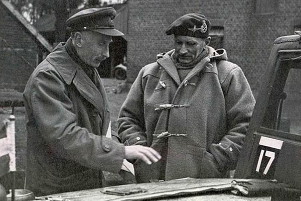 Duffle coat and beret