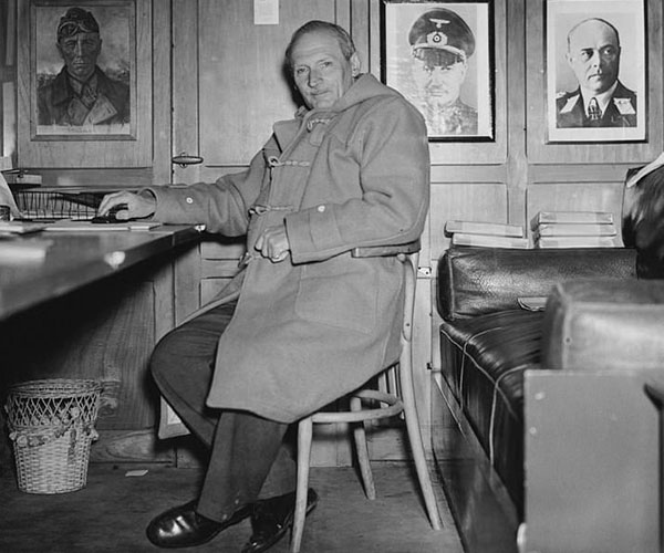 Bernard Law Montgomery in the duffle coat