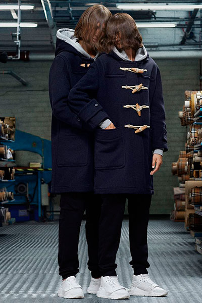 Duffle coat and sport style