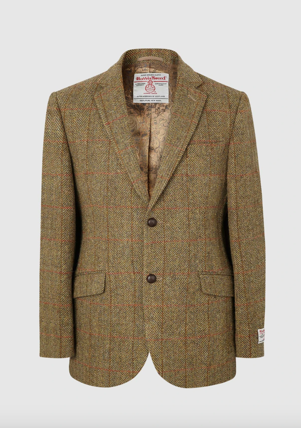 Tweed jackets Bucktrout Tailoring Patrick Mustard